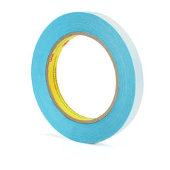 3M Repulpable Double Coated Flying Splice Tape 913 Blue 12 mm × 33 m 3 mil - Apex Tool & Supply