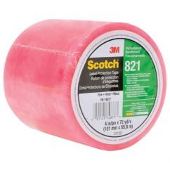List 821 4" x 72 yds Labelgard Film Tape - Pink - Apex Tool & Supply