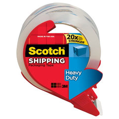 Scotch Heavy Duty Shipping Packaging Tape 3850S-RD 1.88″ × 38.2 yd (48 mm × 35 m) - Apex Tool & Supply
