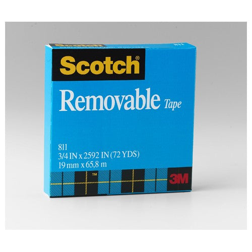 Scotch Removable Tape 811 3/4″ × 2592″ Boxed - Apex Tool & Supply