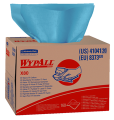 12.5 x 16.8'' - Package of 160 - WypAll X80 Brag Box - Apex Tool & Supply