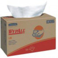 Dry Wipe, WYPALL L30, 9 3/4 in × 10 in, Number of Sheets 120, White - Apex Tool & Supply