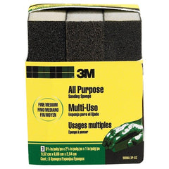 ‎3M General Purpose Sanding Sponge 908NA-3P-CC 3 3/4″ × 2 5/8″ × 1″ Dual Grit Fine/Medium - Apex Tool & Supply