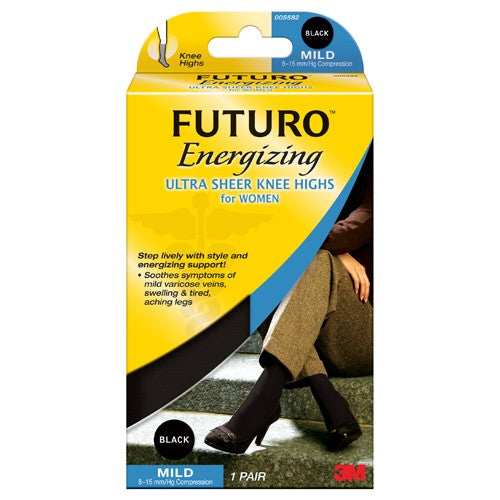 71013BEN FUTURO™ Ultra Sheer Knee HighBlack Alt Mfg # 20084 - Apex Tool & Supply