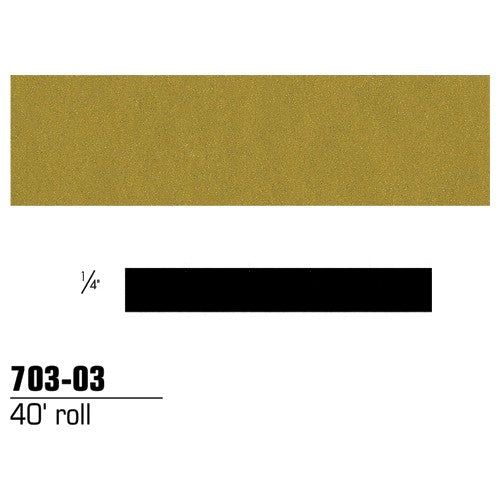 1/4 in × 40 ft 3M™ Scotchcal™ Striping Ta Gold Metallic Alt Mfg # 70303 - Apex Tool & Supply