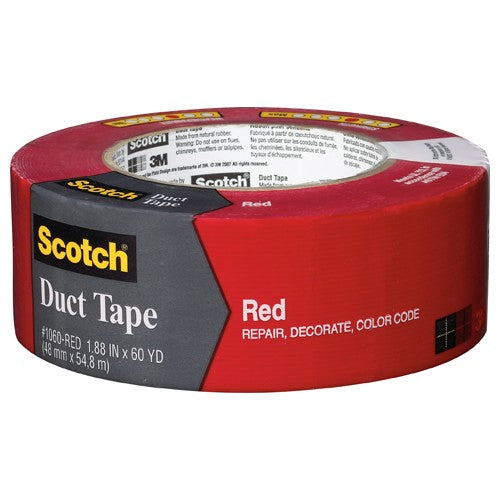 3M Red Duct Tape 3960-RD 1.88″ × 60 yd (48 mm × 54 8 m) - Apex Tool & Supply