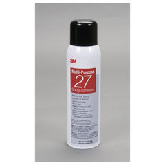 3M Multi-Purpose Spray Adhesive 27 Clear 16 fl oz Can (Net Wt 13.05oz) NOT FOR SALE IN CA AND OTHER STATES - Apex Tool & Supply