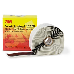 ‎3M Scotch-Seal Mastic Tape Compound 2229 3-3/4″ × 6-1/2″ Black - Apex Tool & Supply