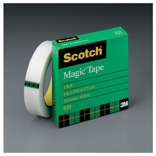 Scotch Magic Tape 810 1″ × 2592″ Boxed - Apex Tool & Supply