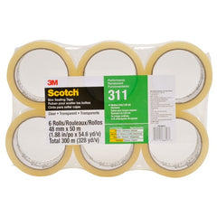 48mm × 50m Performance Box Sealing Tape Clear Alt Mfg # 68813 - Apex Tool & Supply