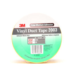 3M Vinyl Duct Tape 3903 Yellow 2″ × 50 yd 6.5 mil 2 Individually Wrapped Conveniently Packaged - Apex Tool & Supply