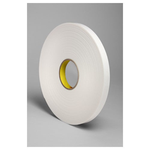 3M Double Coated Polyethylene Foam Tape 4466 White 3/4″ × 36 yd 62mil - Apex Tool & Supply