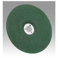 7 in × 1/8 in × 7/8 in Green Corps Flex Grind WhlsWith Center Hole 60 Alt Mfg # 50447 - Apex Tool & Supply