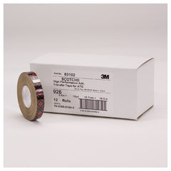 Scotch ATG Adhesive Transfer Tape 926 Clear 1/4″ × 36 yd 5 mil - Apex Tool & Supply